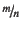 $\slfrac{m}{n}$