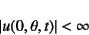 \begin{displaymath}
\left\vert u(0,\theta,t)\right\vert<\infty
\end{displaymath}