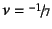 $\nu=\slfrac{-1}{7}$