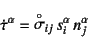 \begin{displaymath}
\dot{\tau}^\alpha=\asaro{\sigma}_{ij} s_i^\alpha n_j^\alpha
\end{displaymath}